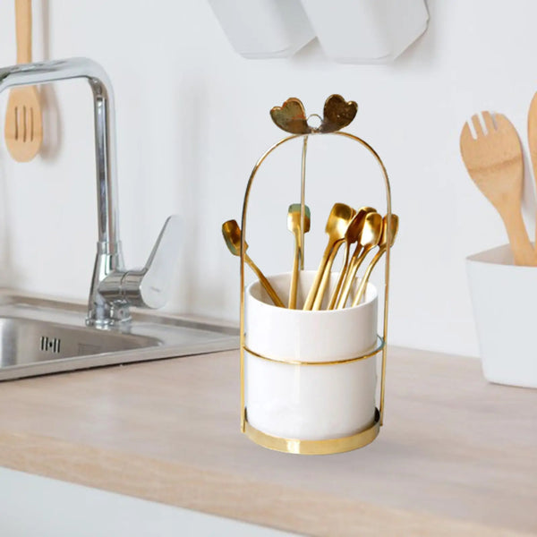 Suporte para pauzinho, pinças removíveis, batedores, garfos, utensílio, talheres, colher, suporte para cafeteria doméstica