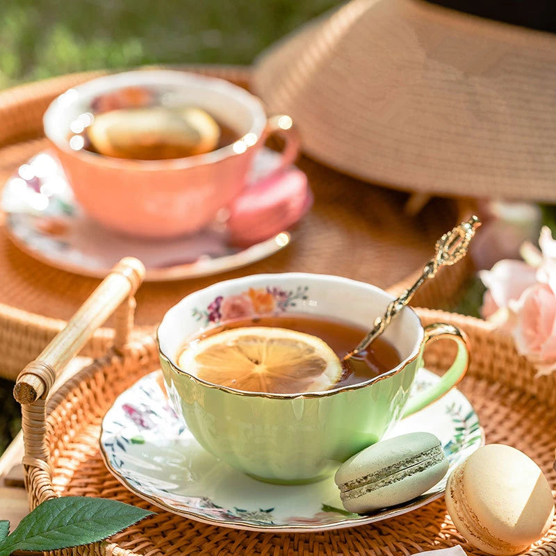 Conjunto Xícara Nice em Porcelana 2 Peças