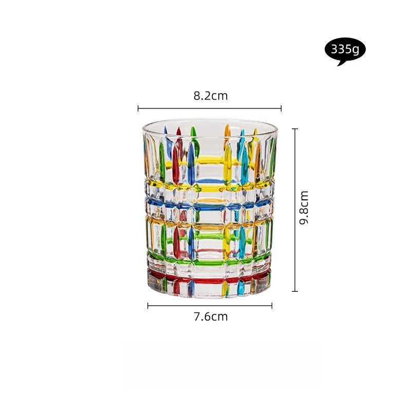 Copo de Cristal Luxuoso com Design Artístico