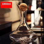 Decanter de Cristal Iceberg para Vinho Tinto Luxuoso