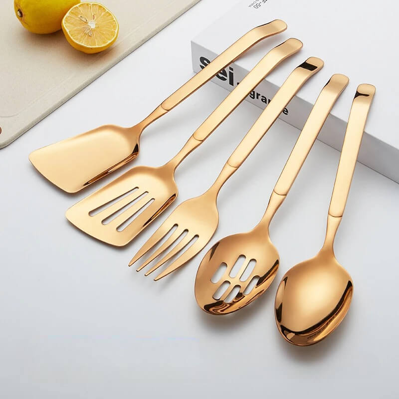 Jogo Utensílios Colors em Inox 2 ou 5 Pcs