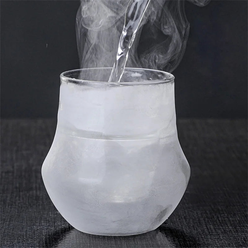 Copo Térmico de Vidro Duplo 120ml - Proteção Anti-escaldante