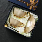 Conjunto Xícara em Porcelana Turca - 3 ou 6pcs