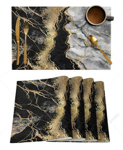 Kit Sousplat Descanso de Prato Abstrato  4 ou 6 Peças