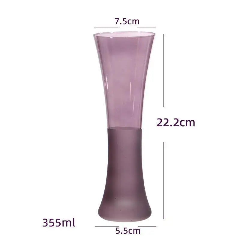 Taças e Copo de Cristal Roxo Fosco - Individual