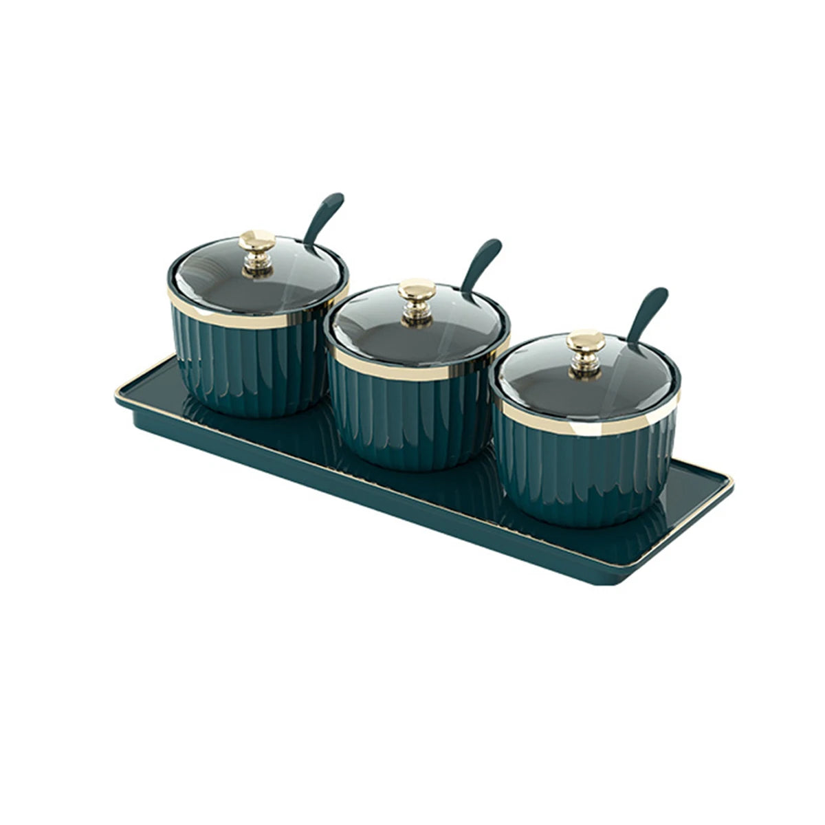 Jogo Porta Temperos Gramado 4 ou 5 pcs