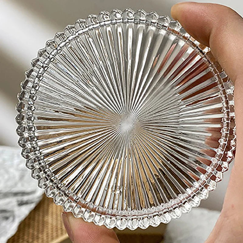 Kit Copo de Vidro Canelado 380ml - 3pcs