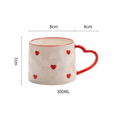 Linha Heart Canecas e Pires em Cerâmica - 3 Modelos
