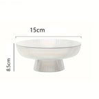 Fruteira de Vidro com Base Pedestal