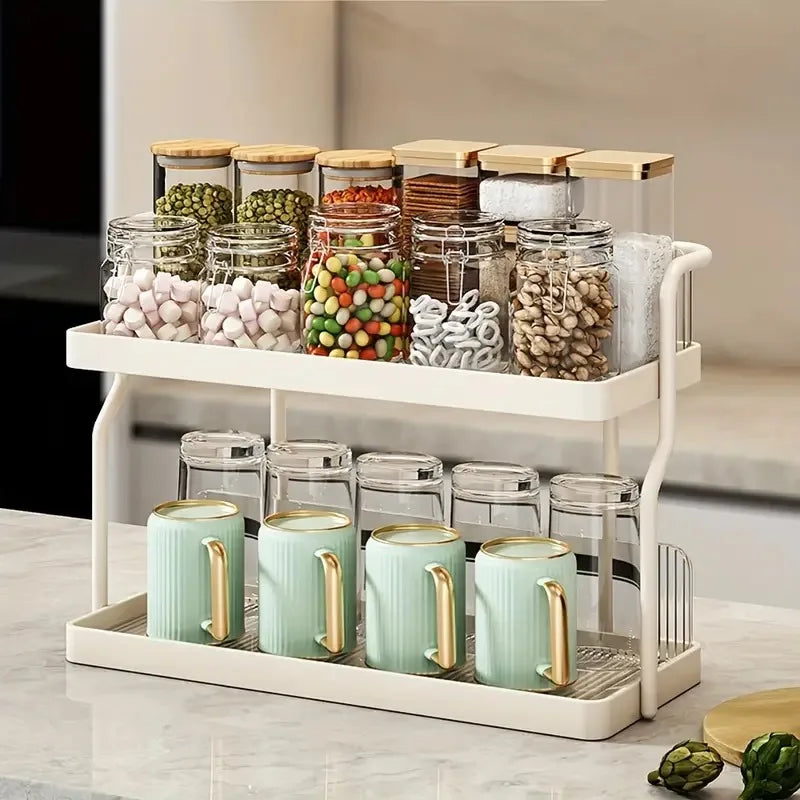 Suporte Organizador em Acrílico para Cozinha