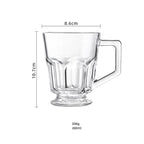 Caneca de Vidro Cristal Lapidado para Latte e Café Especial - 120ml ou 280ml