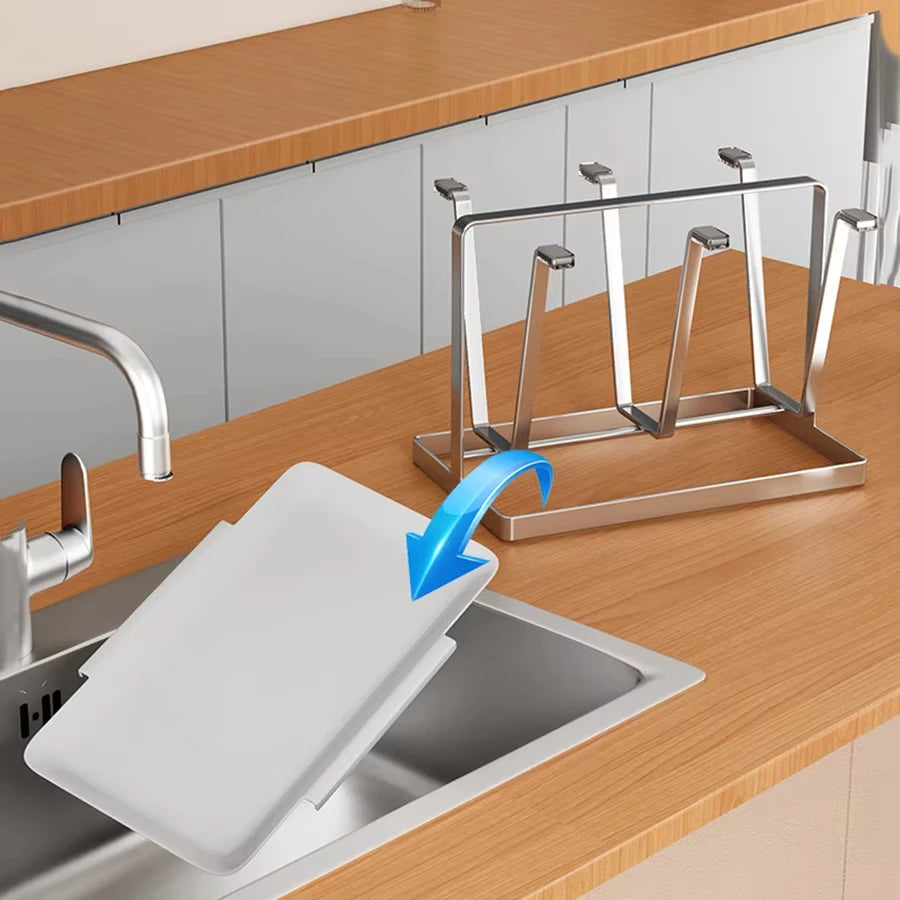 Rack de drenagem de copos com 6 espaços, material de aço inoxidável, suporte de copo, copo de vidro, rack de armazenamento, barra de cozinha, organizador de copos de mesa