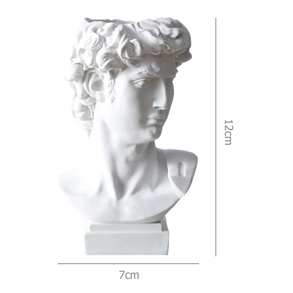 Escultura de Davi Busto em Resina