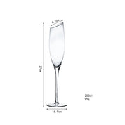 Cálice de cristal europeu, óculos de champanhe, copo de vinho espumante criativo