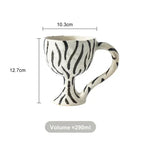 Caneca Pintura Abstrata em Cerâmica - 290ml