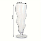 Copo de Vidro Ondulado - 400ml