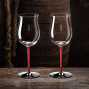 Kit Taças de Cristal Haste Red 680ml - 2pcs