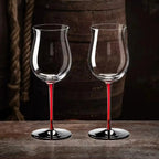 Kit Taças de Cristal Haste Red 680ml - 2pcs