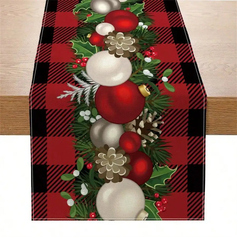 Corredor De Mesa De Natal, Decoração De Feliz Natal Para Casa, Decoração De Festa De Natal, Ornamento De Natal, Feliz Ano Novo 2024