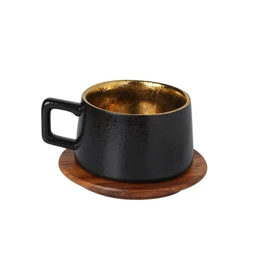 Conjunto Luxo Retrô Xícara e Pires - 230ml