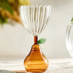 Taça de Vinho Frutas Elegante - Vidro Exclusivo 280ml