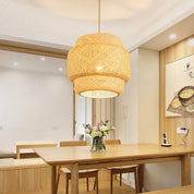 Lustre de Bambu Artesanal - Elegância Natural