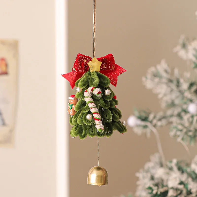 2025 amazon venda quente guirlanda de natal cena decoração pingente de carro decoração de árvore de natal pingente de porta de ano novo