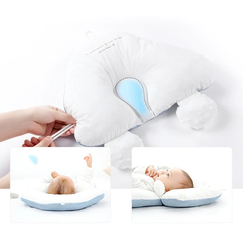 Travesseiro para Bebê Recém-Nascido Dupla Face para Dormir