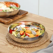 Saladeira Prata em Aço Inox
