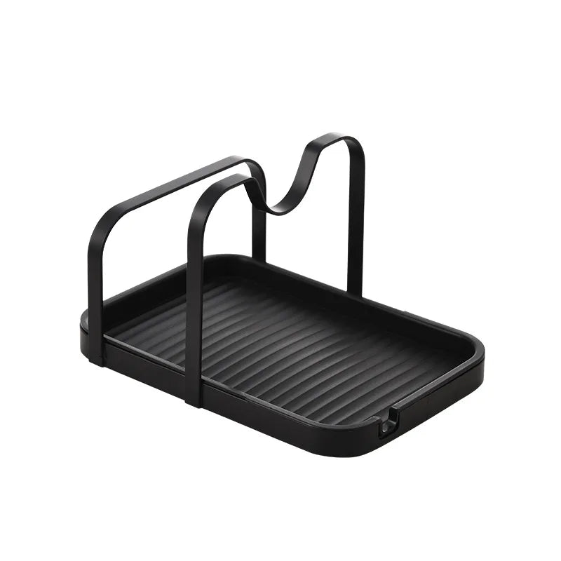 Suporte Elegante para Tampas e Utensílios de Cozinha