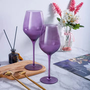 Taças e Copos de Cristal Lilás - Individual