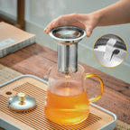 Bule de Vidro Borosilicato para Chá