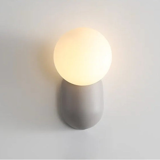 Nordic conduziu a lâmpada de parede creme arandela decoração casa para o quarto moderno e minimalista lâmpada parede vidro lampara pared iluminação led