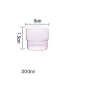Copo de Vidro Colorido - 300ml ou 380ml