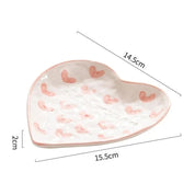 Linha Heart Canecas e Pires em Cerâmica 3 Modelos