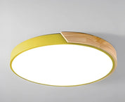 Luz de teto circular LED, Minimalista Macaron Design, Home Light, Living Room, Bedroom and Study, Iluminação decorativa
