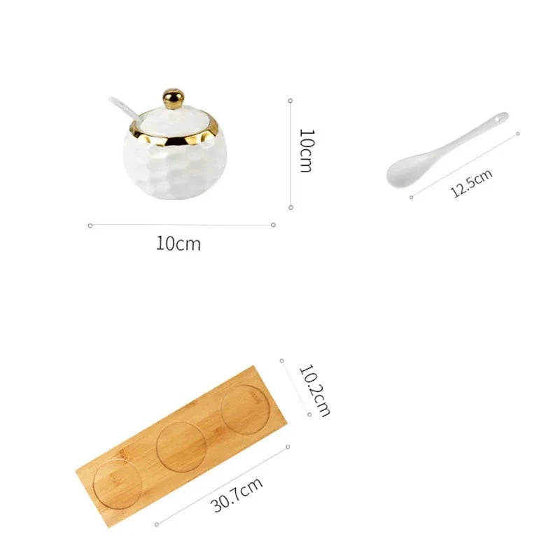 Jogo Porta Temperos 7 Peças