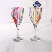 Conjunto de Taças de Cristal Colorido - 2pcs