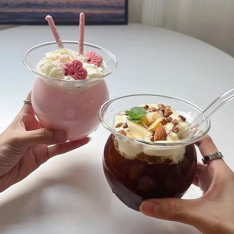 Copo Formato Cuia de Vidro - 550ml