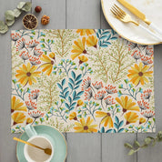 Kit Descanso para Prato Floral Feito a Mão 4pcs