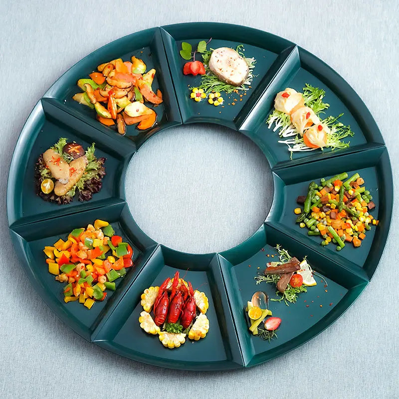 Conjunto Criativo Bandejas para Aperitivos 12 Pcs