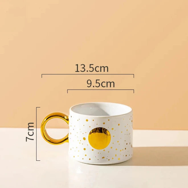 Canecas de Cerâmica Lua e Sol - Individual