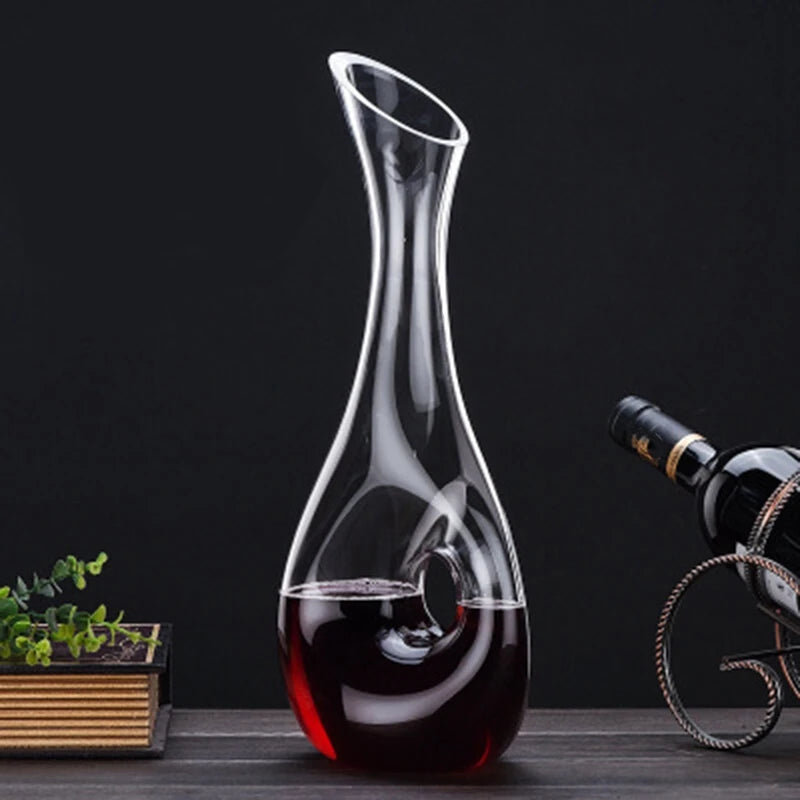 Decantador de Vinho em Vidro Design Elegante