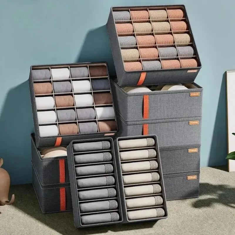 Caixa de Armazenamento de Roupas Íntimas