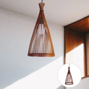 Luminária Pendente de Bambu Artesanal