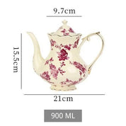 Linha Tea For One em Porcelana 4 Modelos