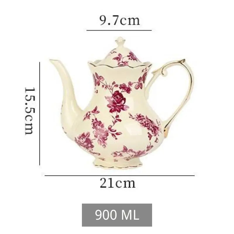 Linha Tea For One em Porcelana 4 Modelos