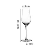 Estilo japonês harpa listra taça de uísque conhaque brandy snifter copita nariz vidro cristal tulipas uísque cheiro degustação copo