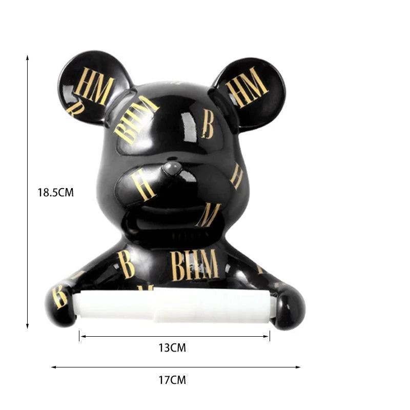 Porta Papel Ursinho Criativo