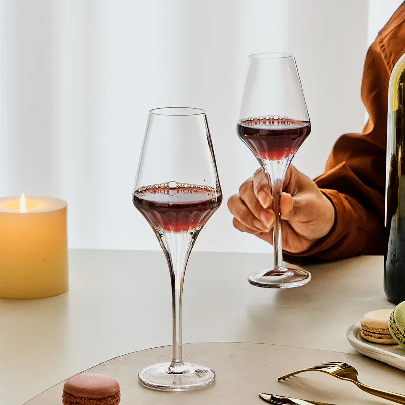 Taças Retrô de Cristal Luxo